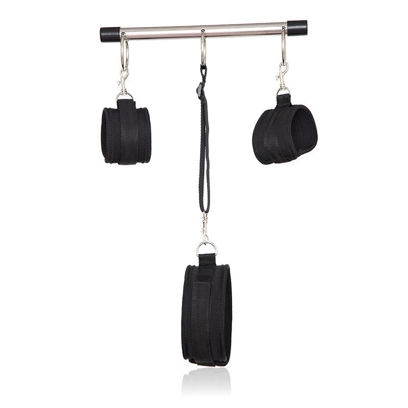 Dual Iron Handcuffs Footcuffs Binding Articles Alternative Neck Binding Toys Sex Products  Sex Toys for Man  Toys Sex Position - buysextoyth