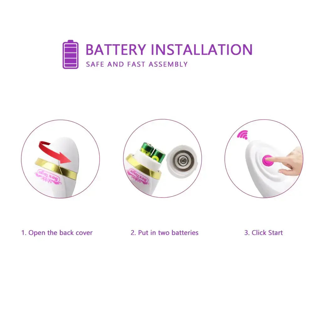 Waterproof Vibrators for Woman Remote Control Egg Vibrator Strong Vibration G-Spot Massager Sex Toys for Women Sex Shop - buysextoyth