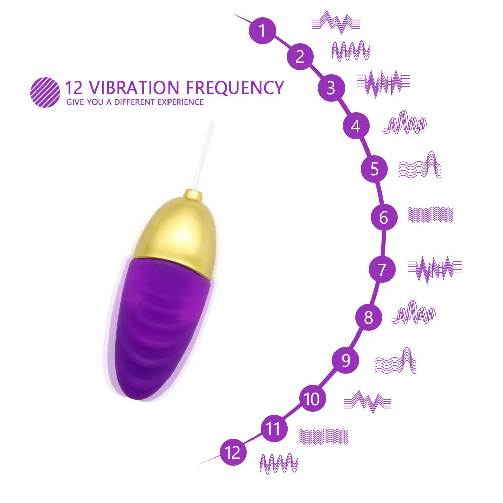 Waterproof Vibrators for Woman Remote Control Egg Vibrator Strong Vibration G-Spot Massager Sex Toys for Women Sex Shop - buysextoyth