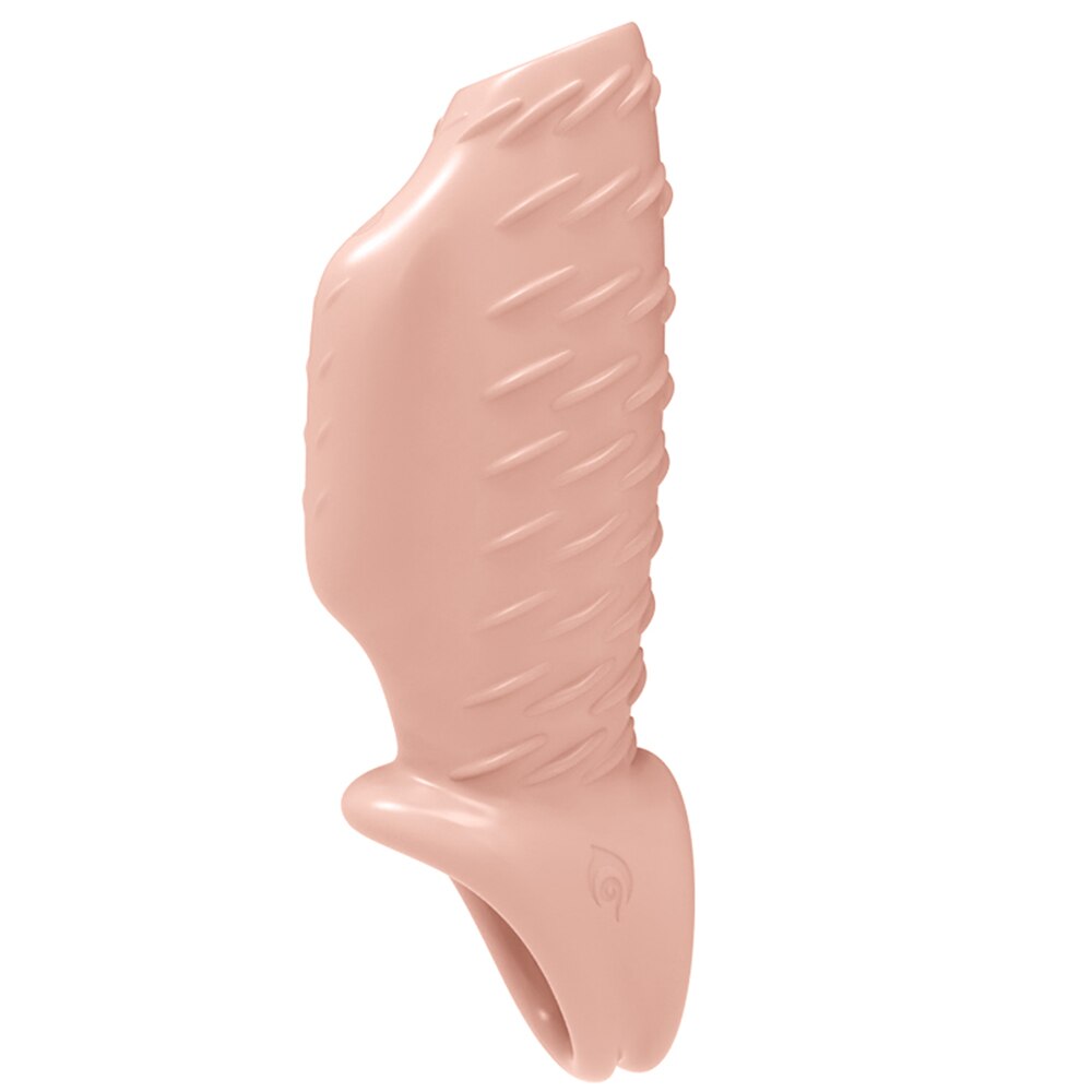 ชาย Ejaculation Delay Cock แขนแหวนอวัยวะเพศชาย Vibrating G จุดกระตุ้น Vibrator Dick ขยาย Extender เพศของเล่นสำหรับผู้ชาย - buysextoyth