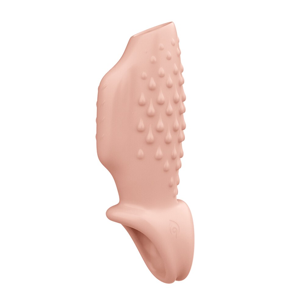 ชาย Ejaculation Delay Cock แขนแหวนอวัยวะเพศชาย Vibrating G จุดกระตุ้น Vibrator Dick ขยาย Extender เพศของเล่นสำหรับผู้ชาย - buysextoyth