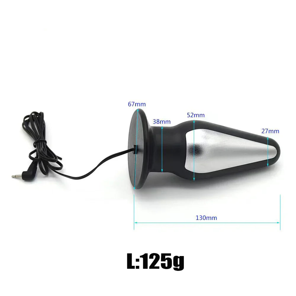 Electric Shock Anal Bead Butt Plug Pulse Vibrator for Women Man Masturbator Clitoris Stimulator Prostate Massage Adult Sex Toys - buysextoyth