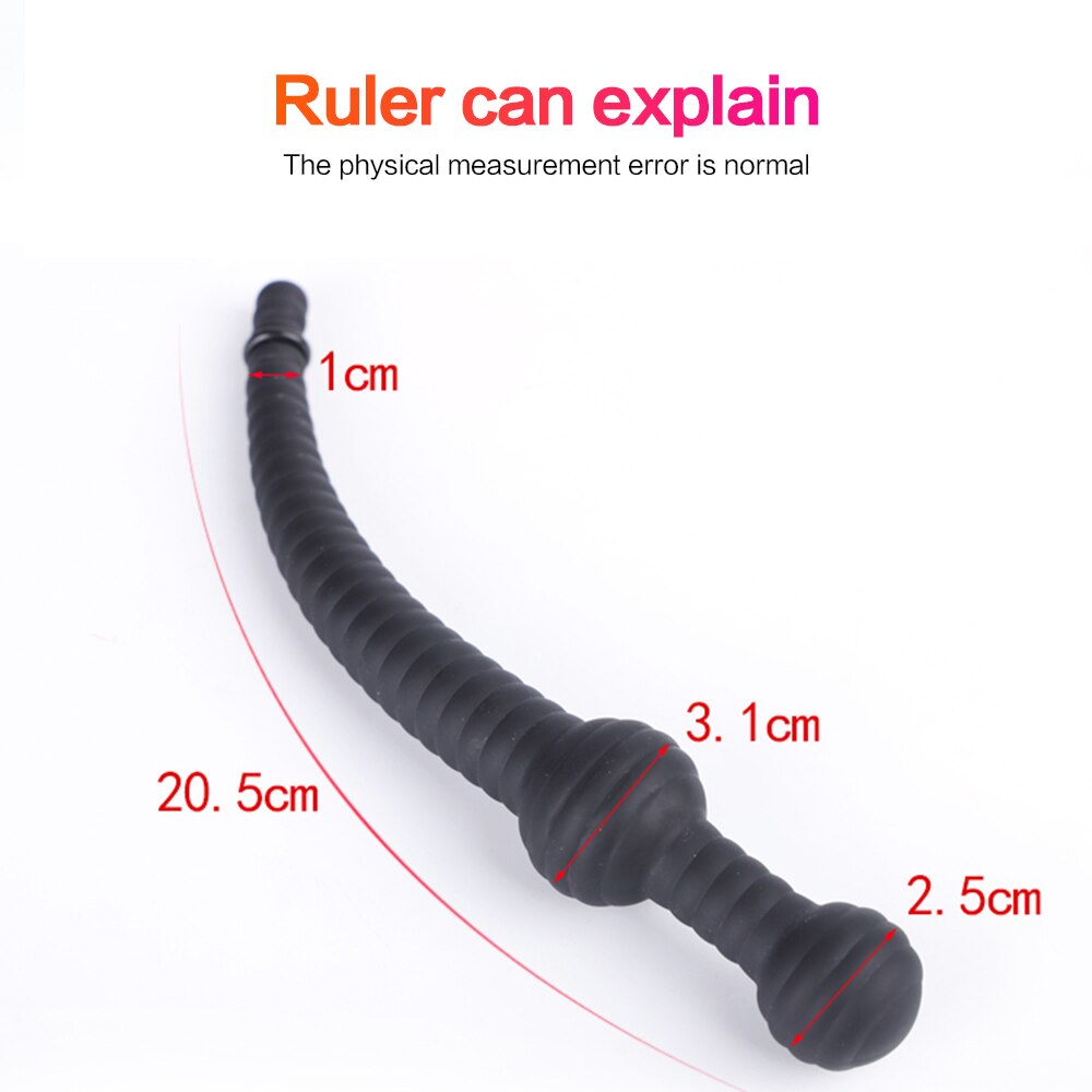 Erotic Toy Anus Expander Inflatable Butt Plug Anal Beads with Rings Man Prostate Massager Male Deep Anus Expandable Plug Sex Toy - buysextoyth