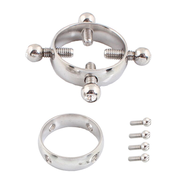 Eroticos Adult Games for Women Stainless Steel Round Non Piercing Nipple Clamps Sex Toys for Couples BDSM Bondage Slave Sex Shop - buysextoyth