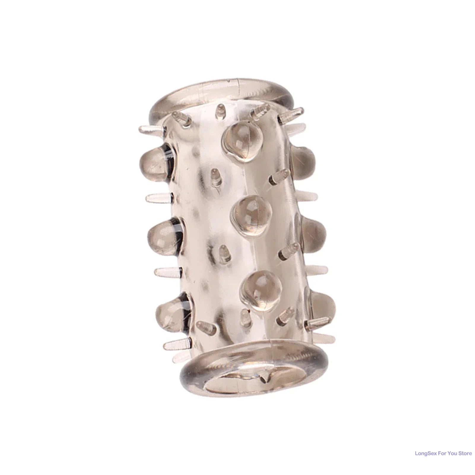 Extension Penis Sleeve Cock Rings For Men Enlarger Glans Particles Condom Lasting Delayed Sex Toys Adult Sexual Dotted Sex Goods - buysextoyth