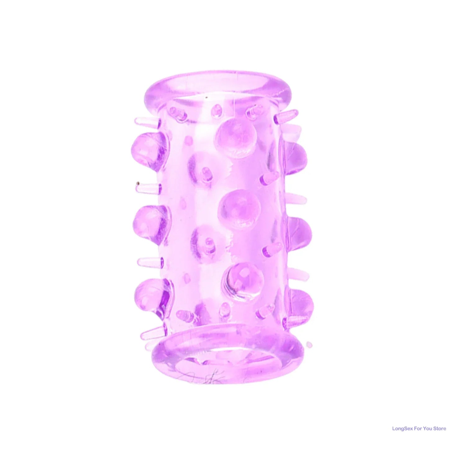 Extension Penis Sleeve Cock Rings For Men Enlarger Glans Particles Condom Lasting Delayed Sex Toys Adult Sexual Dotted Sex Goods - buysextoyth