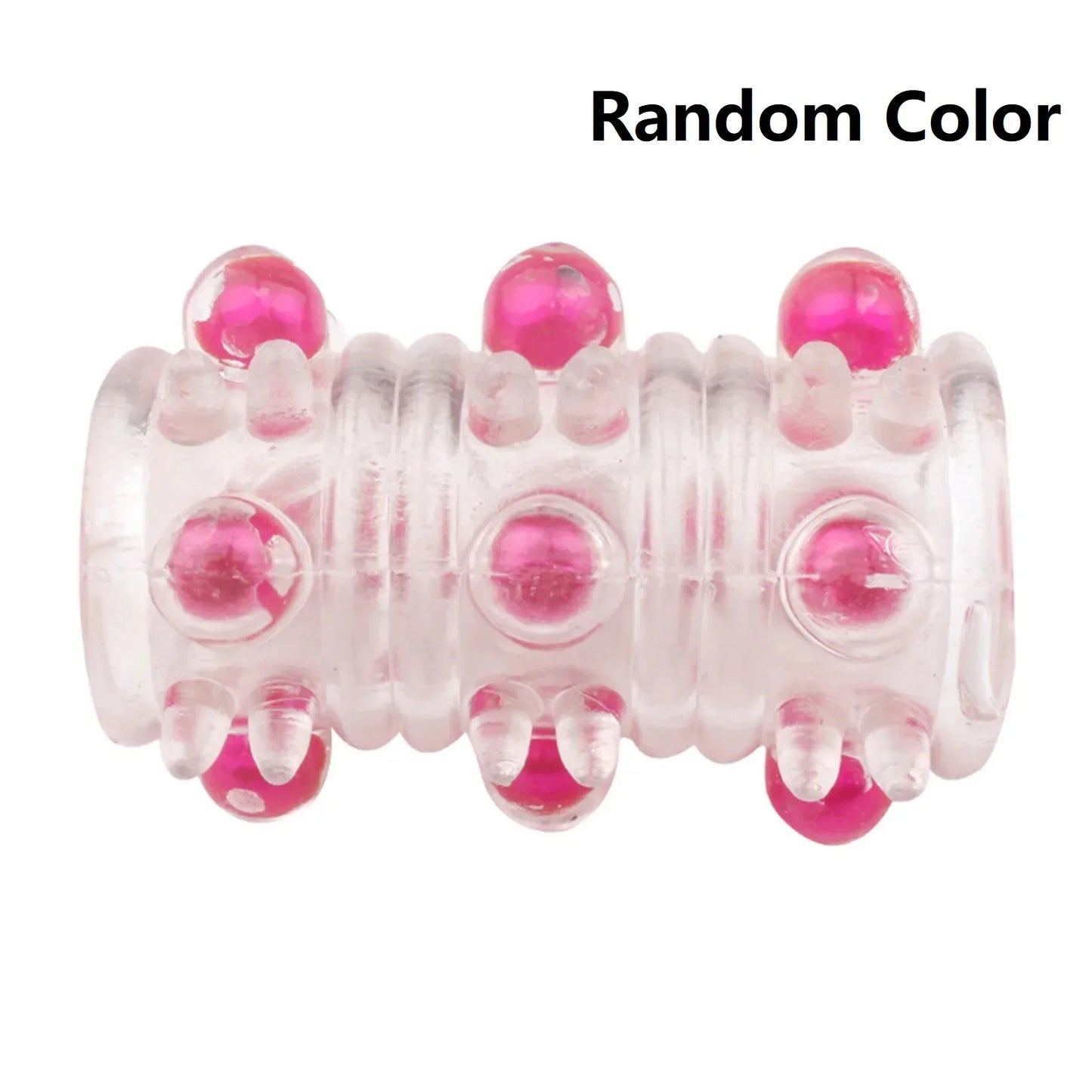 Extension Penis Sleeve Cock Rings For Men Enlarger Glans Particles Condom Lasting Delayed Sex Toys Adult Sexual Dotted Sex Goods - buysextoyth