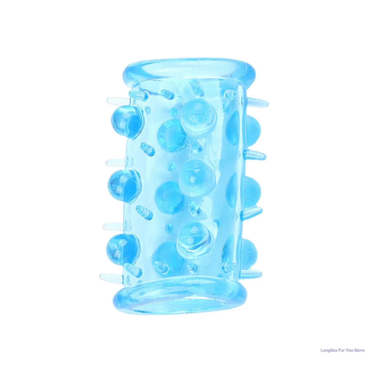 Extension Penis Sleeve Cock Rings For Men Enlarger Glans Particles Condom Lasting Delayed Sex Toys Adult Sexual Dotted Sex Goods - buysextoyth