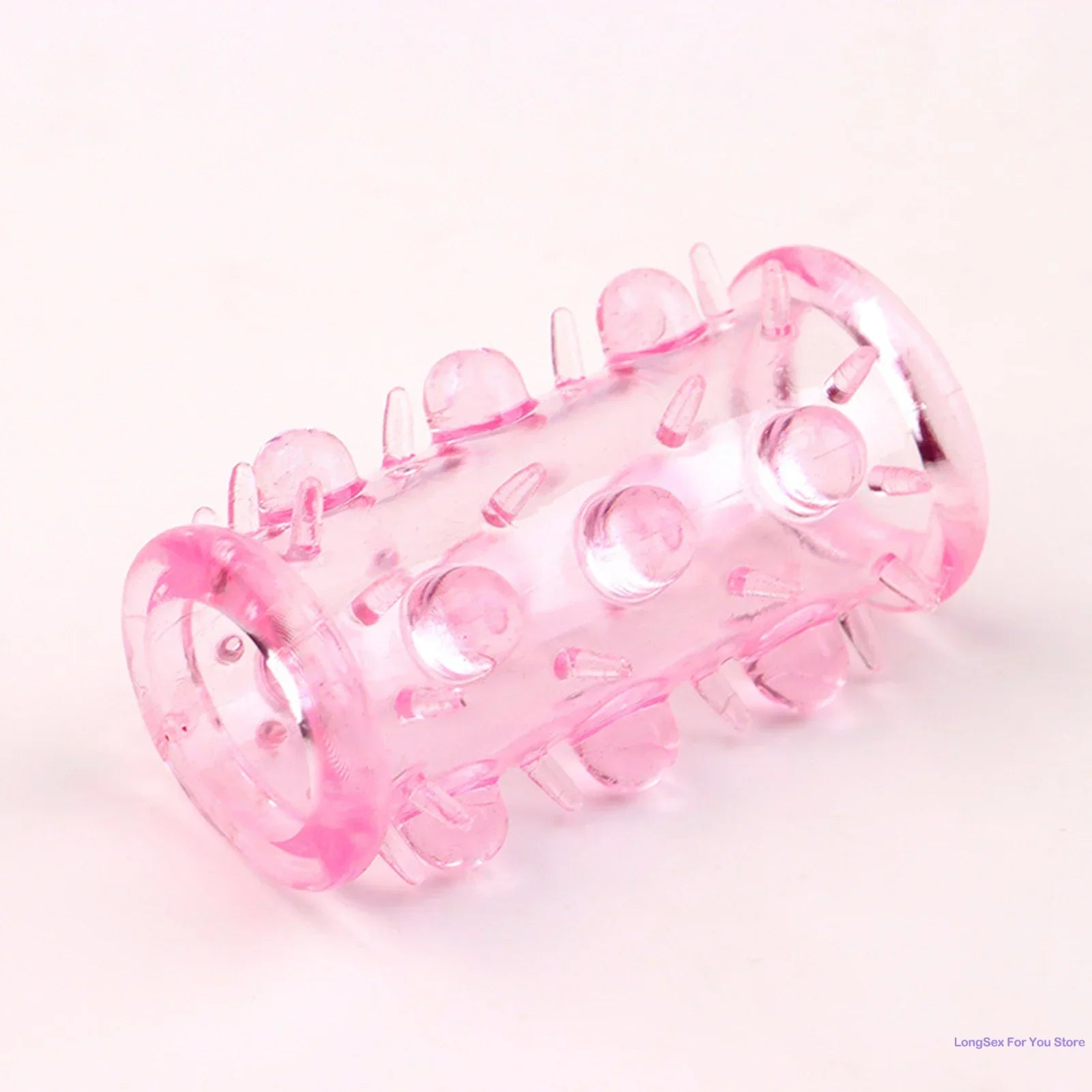 Extension Penis Sleeve Cock Rings For Men Enlarger Glans Particles Condom Lasting Delayed Sex Toys Adult Sexual Dotted Sex Goods - buysextoyth