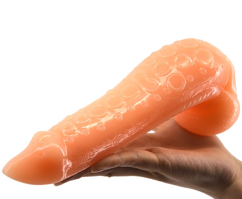 FAAK Healthy PVC Dildo Octopus Butt Plug Massage Anal Toy for Woman Men Orgasm Stimulate Anal Plug Tentacle Dildos Sex Toys - buysextoyth