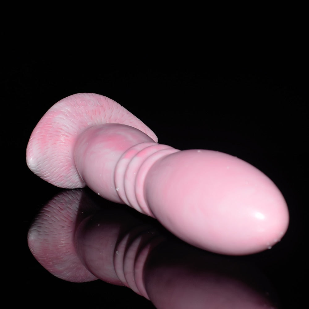 FAAK Large Pink Butt Plug with Sucker Silicone Bullet Anal Sex Toys for Woman Man Anus Massage Beads Dildos Vagina Stimulate - buysextoyth