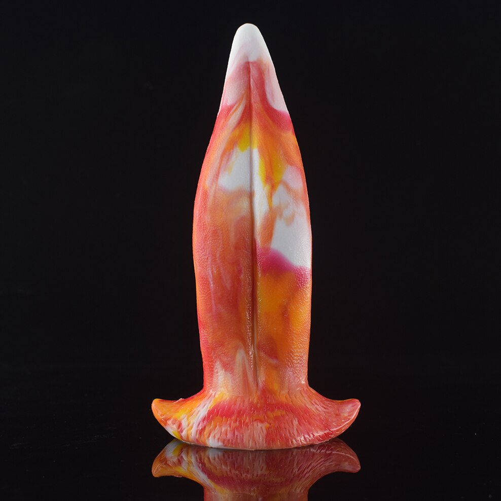 FAAK New Anal Sex Toys Dragon Tongue Tease Flirt Foreplay Clitoris Vagina Stimulate Silicone Sucker Dildo for Women Sex Shop - buysextoyth