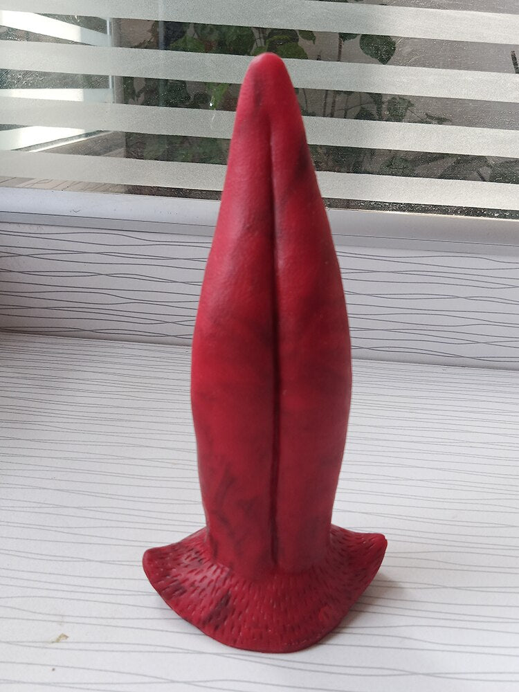 FAAK New Anal Sex Toys Dragon Tongue Tease Flirt Foreplay Clitoris Vagina Stimulate Silicone Sucker Dildo for Women Sex Shop - buysextoyth