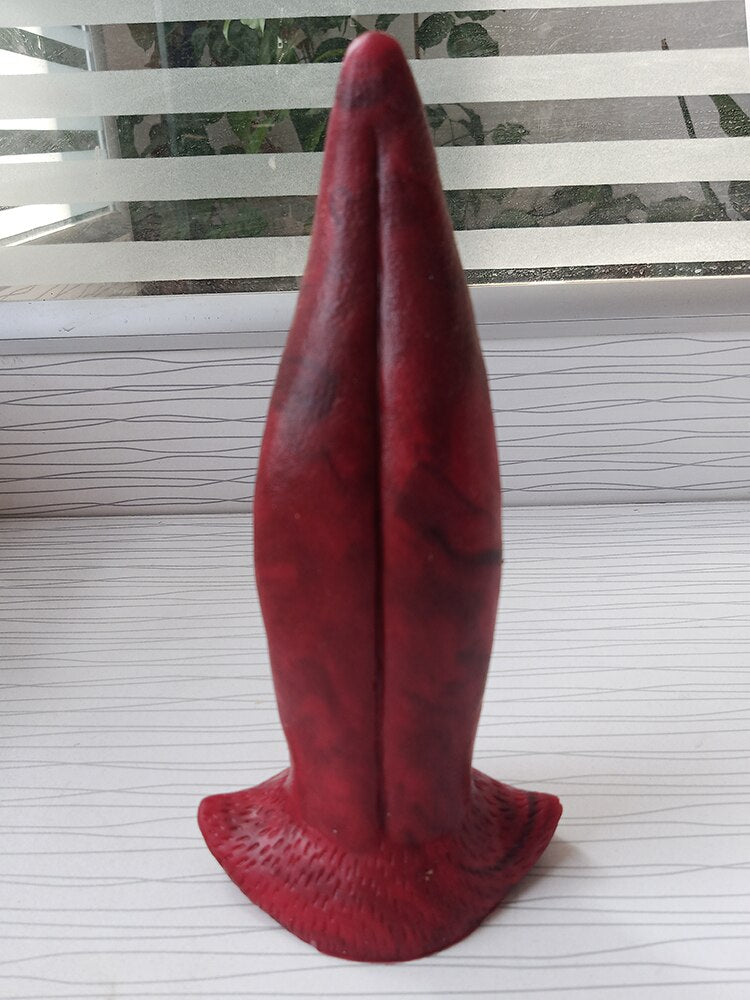 FAAK New Anal Sex Toys Dragon Tongue Tease Flirt Foreplay Clitoris Vagina Stimulate Silicone Sucker Dildo for Women Sex Shop - buysextoyth