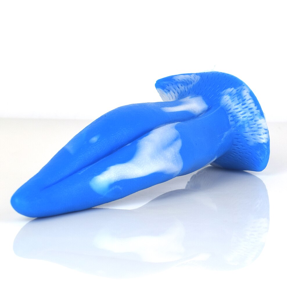 FAAK New Anal Sex Toys Dragon Tongue Tease Flirt Foreplay Clitoris Vagina Stimulate Silicone Sucker Dildo for Women Sex Shop - buysextoyth