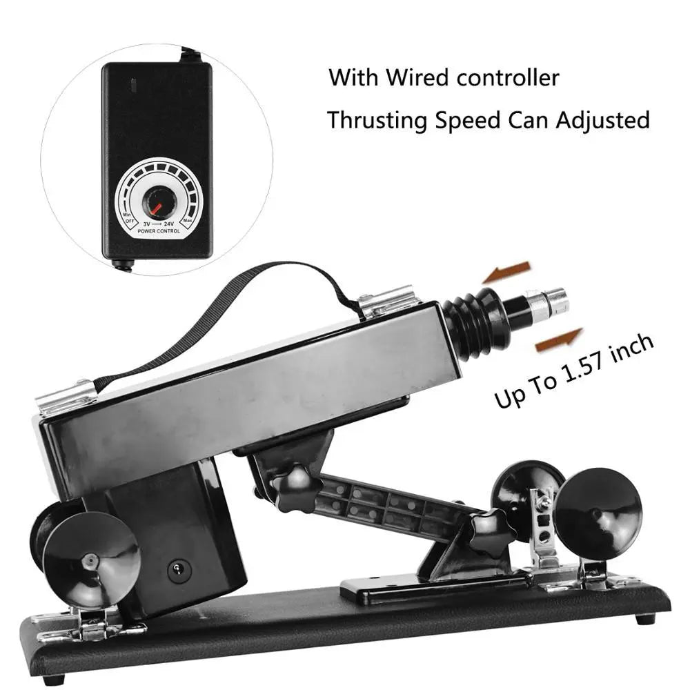 Sex Machine With 3XLR Suction Cup For Women Automatic Vibrator Adult Sex Toys Pumping Gun Love Machine Male Masturbator - buysextoyth