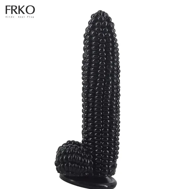 Corn Anal Plug With Suction Cup Vegetables Dildo Sex Toys For Women Vagina G-Spot Massage Masturbator Adult Game Goods - buysextoyth
