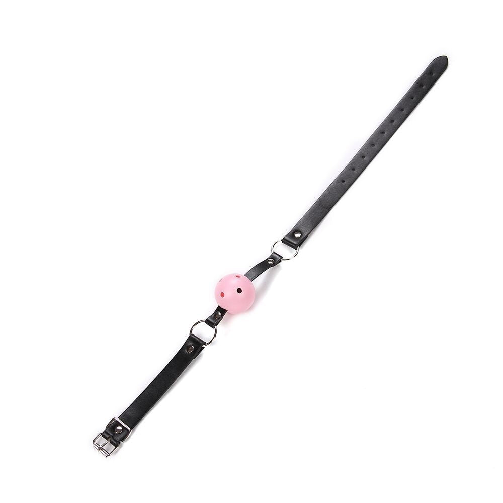 Factory Direct Sale BDSM Bondage Fetish Mouth Restraints Sex Products Sex Toy Set Silicone Ball Gag - buysextoyth