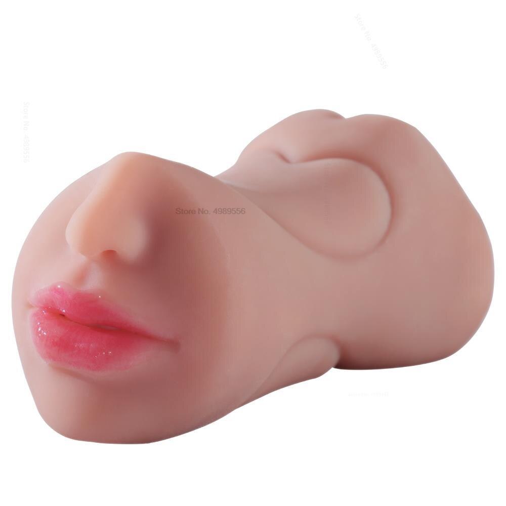 Feeling ช่องปากสำเร็จความใคร่คัพ3D Deep Throat ลิ้นชาย Masturbator เซ็กซ์ทอยสำหรับผู้ชายประดิษฐ์อุปกรณ์ช่วยตัวเองสำหรับผู้หญิง SexToy Shop - buysextoyth