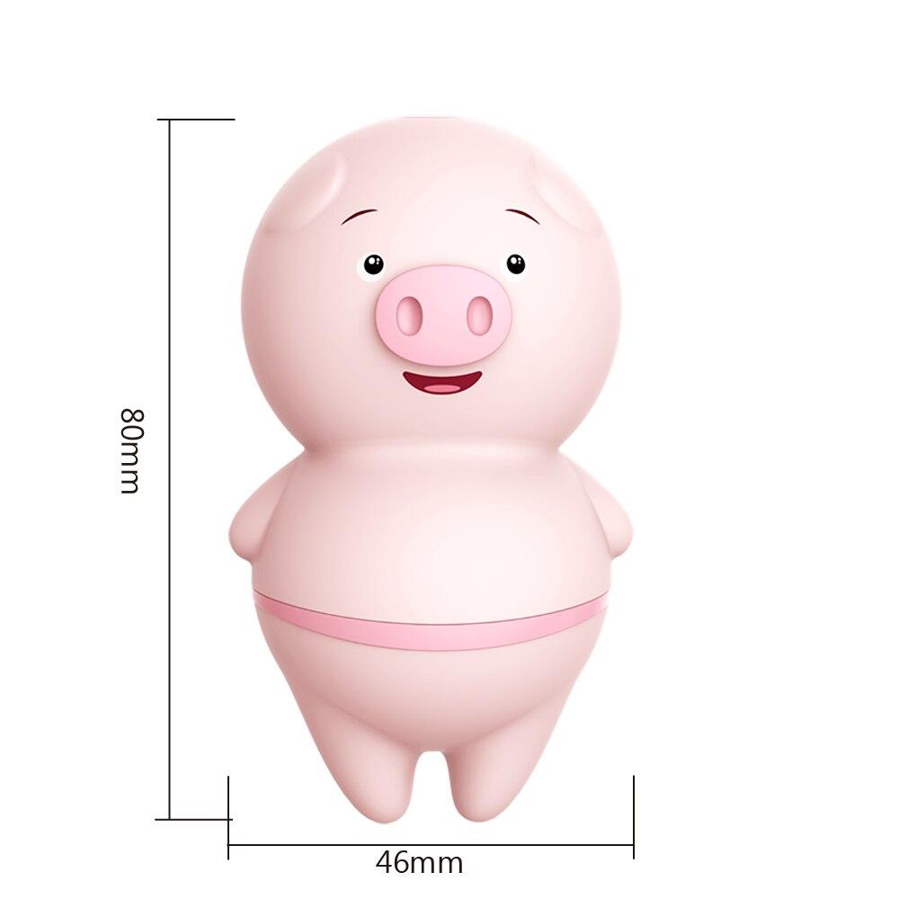 Female Masturbator Clitoris Stimulator Cute Pig Tongue Lick Vibrators Sex Toys For Adult - buysextoyth