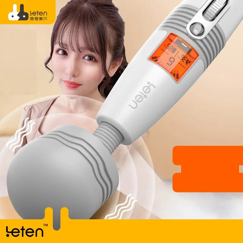Female Masturbation Clitoris Stimulation AV Stick Warm Version of The Dildo AV Wand Massager Vibrator G Point Sex Toy Adult Shop 33sextoys