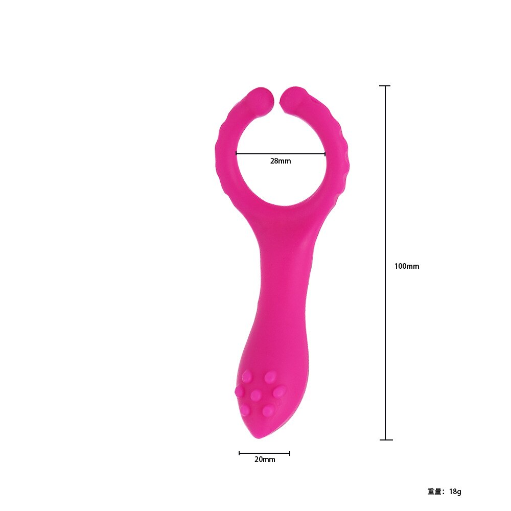 Finger Vibrator Massage Clitoris Nipple G Spot Stimulator Adult Erotic Lesbian Sex Toys for Woman Men Gay Masturbator Products - buysextoyth