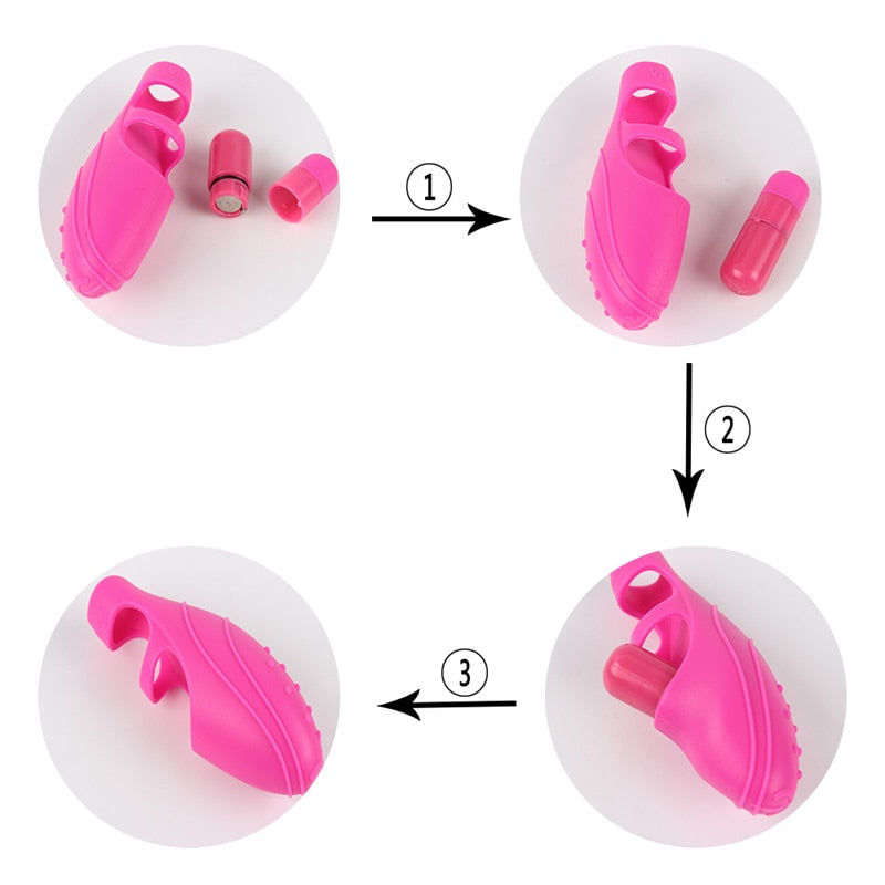 Finger Vibrator Massage Clitoris Nipple G Spot Stimulator Adult Erotic Lesbian Sex Toys for Woman Men Gay Masturbator Products - buysextoyth