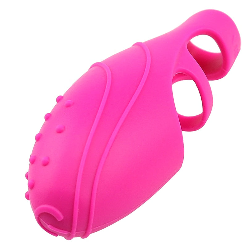 Finger Vibrator Massage Clitoris Nipple G Spot Stimulator Adult Erotic Lesbian Sex Toys for Woman Men Gay Masturbator Products - buysextoyth