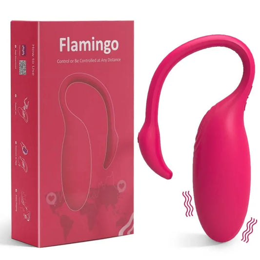 Flamingo APP Bluetooth Egg Vibrator Sex Toy for Woman Clitoris Stimulation Vagina Massager Vibrating Ball Magic Motion Vibrator - buysextoyth