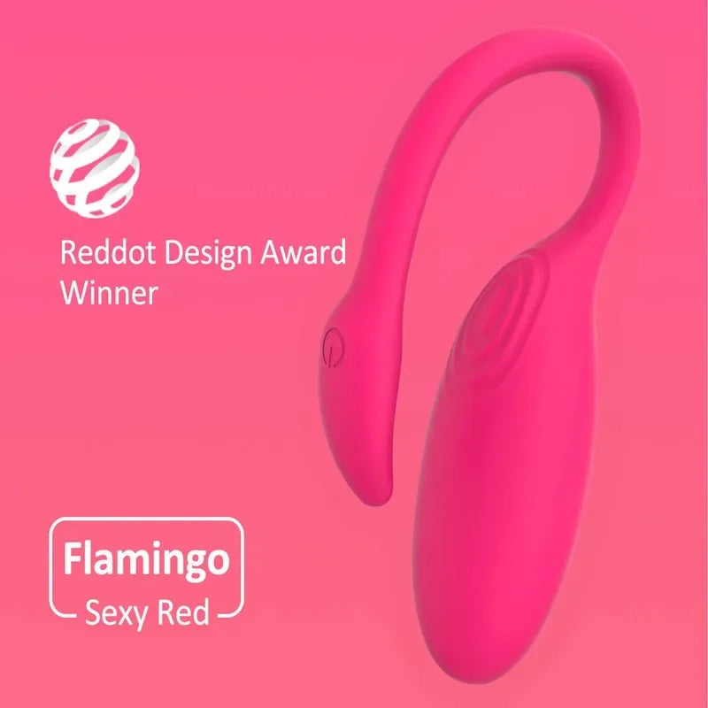 Flamingo APP Bluetooth Egg Vibrator Sex Toy for Woman Clitoris Stimulation Vagina Massager Vibrating Ball Magic Motion Vibrator - buysextoyth