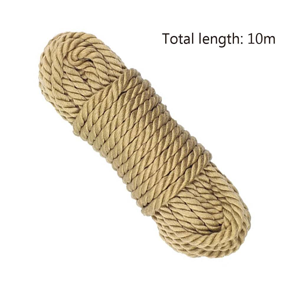 Flirting 5m 10m Restraint Fetish Soft Cotton Rope Roleplay Adult Game Sex Toys for Couples Slave SM Bondage Rope - buysextoyth