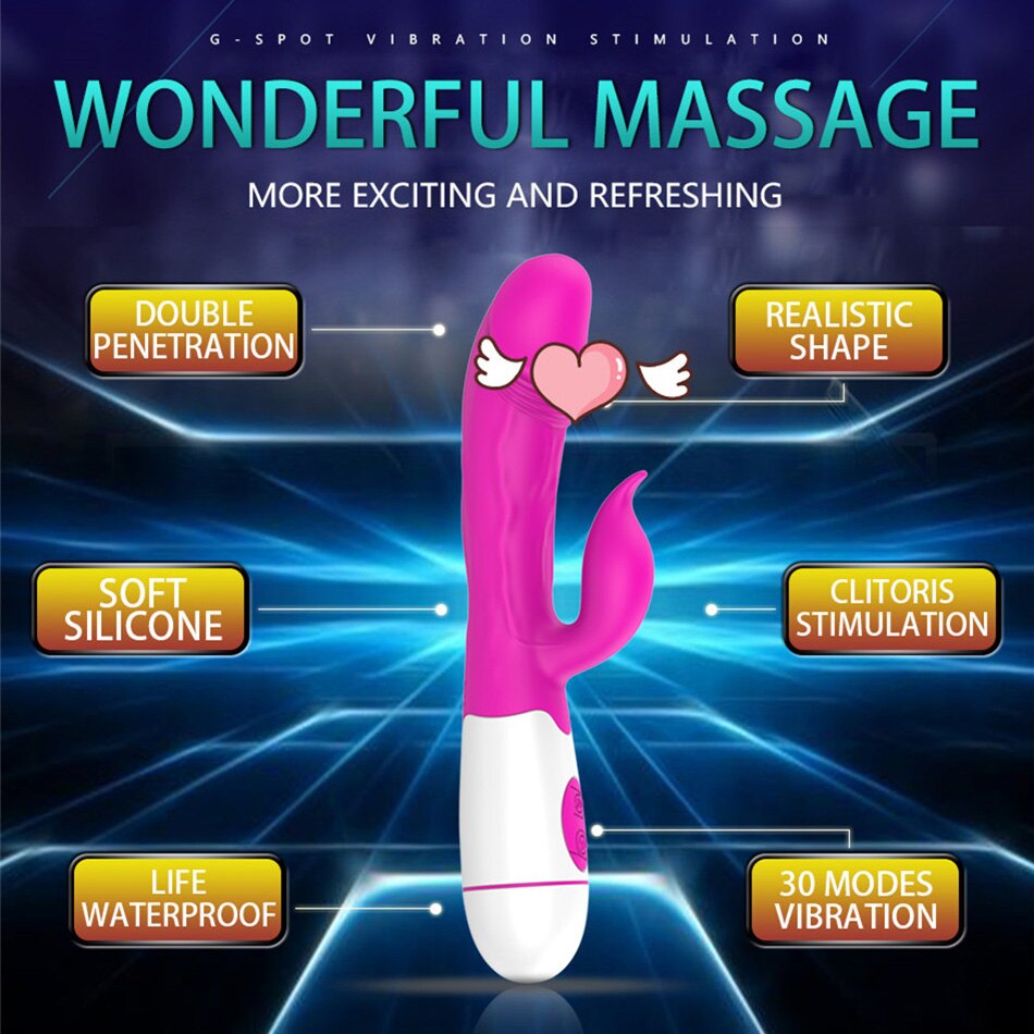 G Spot Dildo จริงคู่ Vibrators สำหรับผู้หญิง Clitoris ช่องคลอดผลิตภัณฑ์เซ็กซี่ของเล่นสำหรับผู้ใหญ่18 XXX Intimate Goods shop - buysextoyth