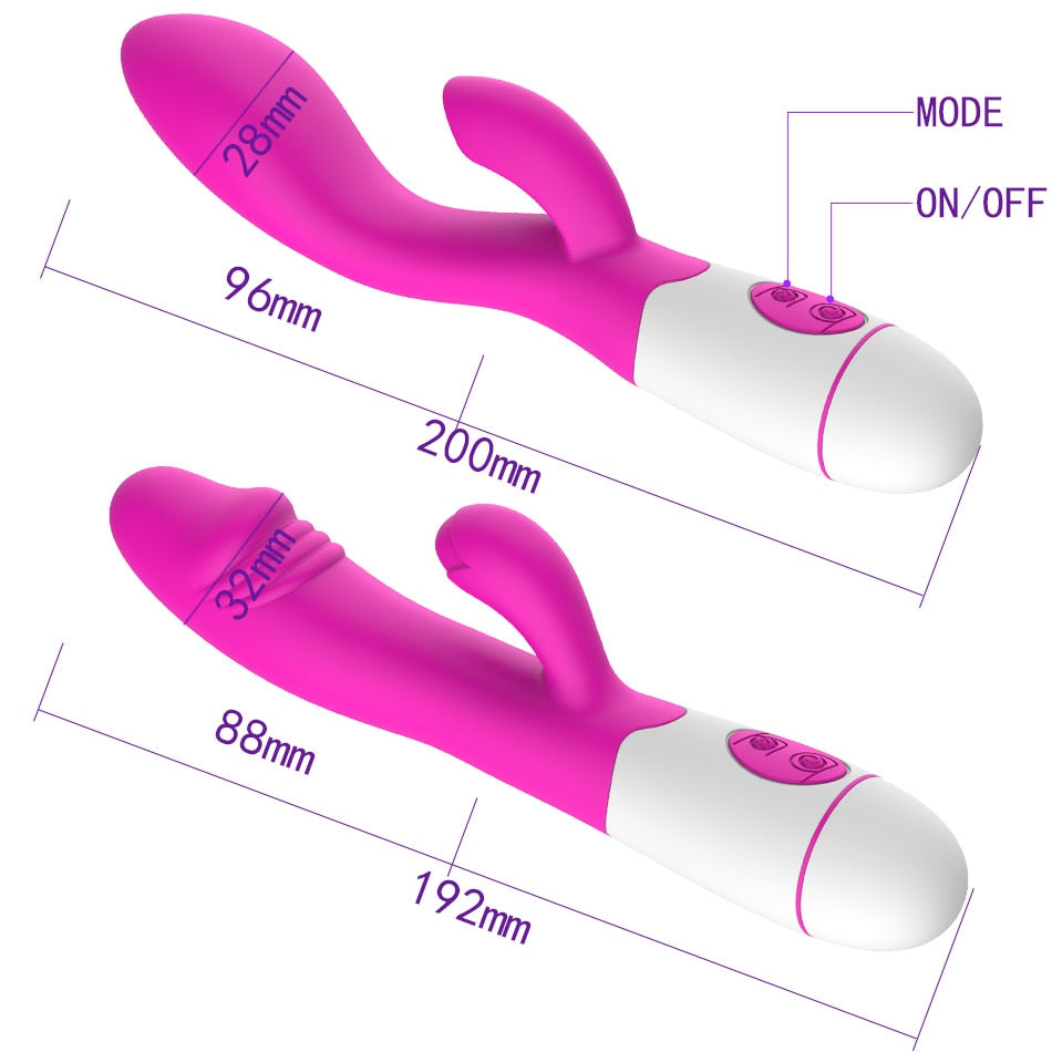 G Spot Dildo จริงคู่ Vibrators สำหรับผู้หญิง Clitoris ช่องคลอดผลิตภัณฑ์เซ็กซี่ของเล่นสำหรับผู้ใหญ่18 XXX Intimate Goods shop - buysextoyth