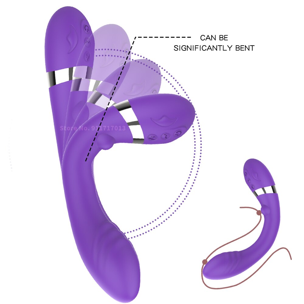 ที่มีประสิทธิภาพ G Spot ช่องคลอด Massager Vibrator สำหรับผู้หญิง Clitoris กระตุ้น Magic Wand ของเล่นผู้ใหญ่18หญิง Masturbator Sex Machine - buysextoyth