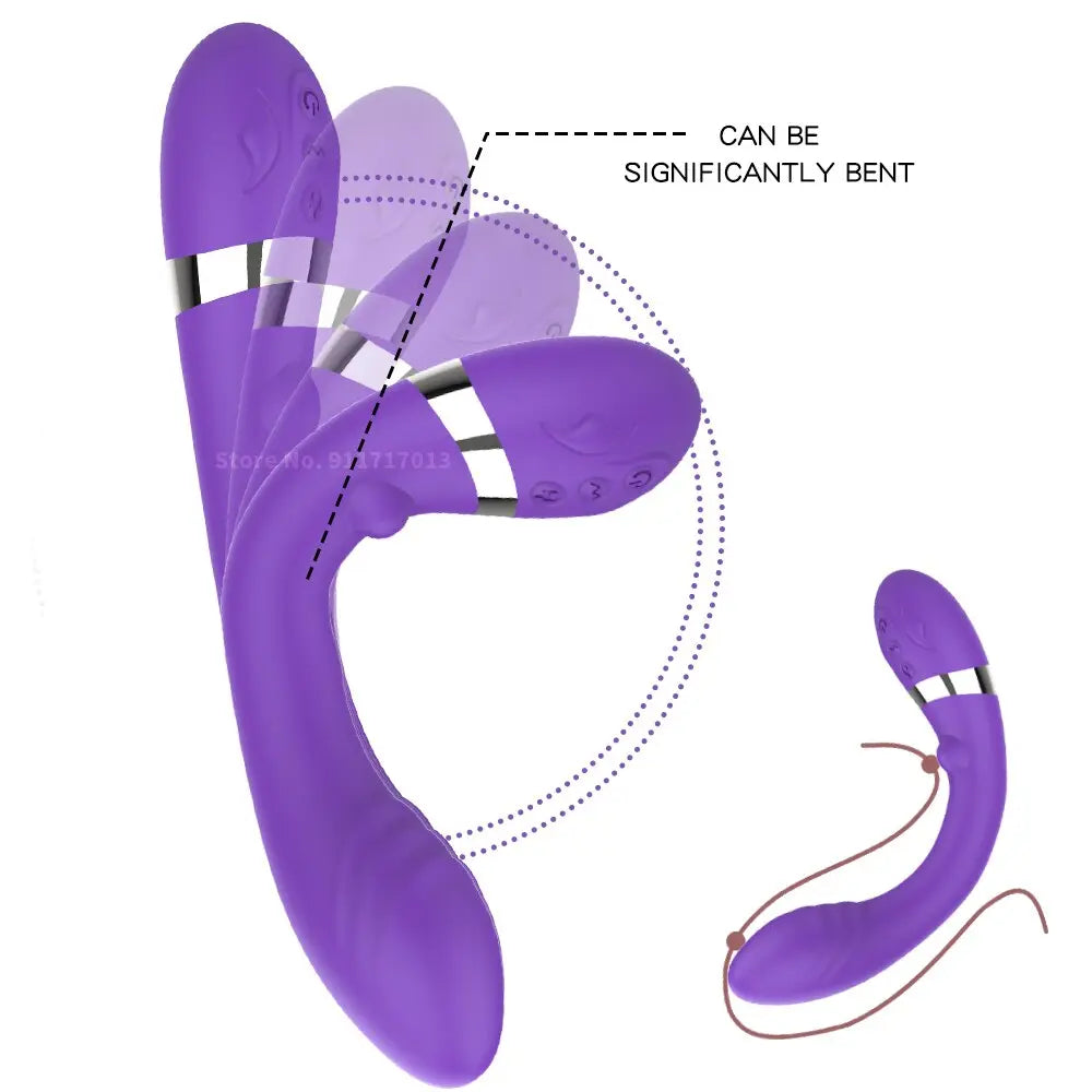ที่มีประสิทธิภาพ G Spot ช่องคลอด Massager Vibrator สำหรับผู้หญิง Clitoris กระตุ้น Magic Wand ของเล่นผู้ใหญ่18หญิง Masturbator Sex Machine - buysextoyth