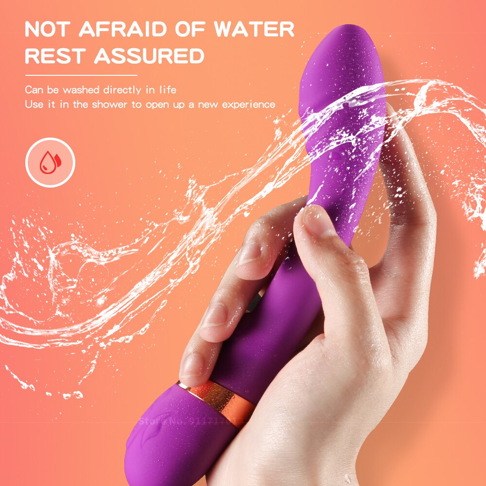 ที่มีประสิทธิภาพ G Spot ช่องคลอด Massager Vibrator สำหรับผู้หญิง Clitoris กระตุ้น Magic Wand ของเล่นผู้ใหญ่18หญิง Masturbator Sex Machine - buysextoyth