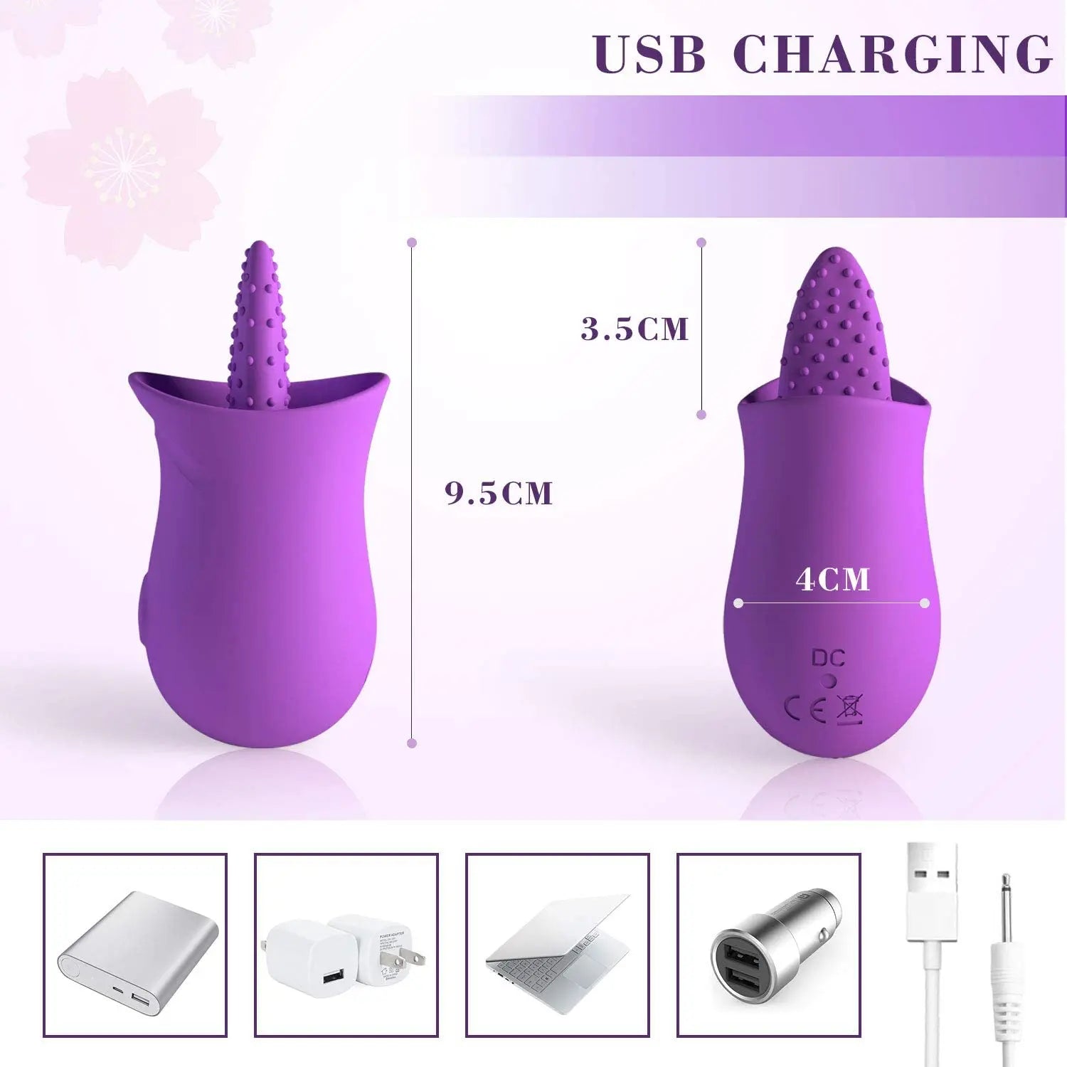 G Spot Silicone Vibrator with Tongue Licking Nipple Stimulator with 10  Levels Sex Toys with Powerful Motor Sex Toys for Women 33sextoys