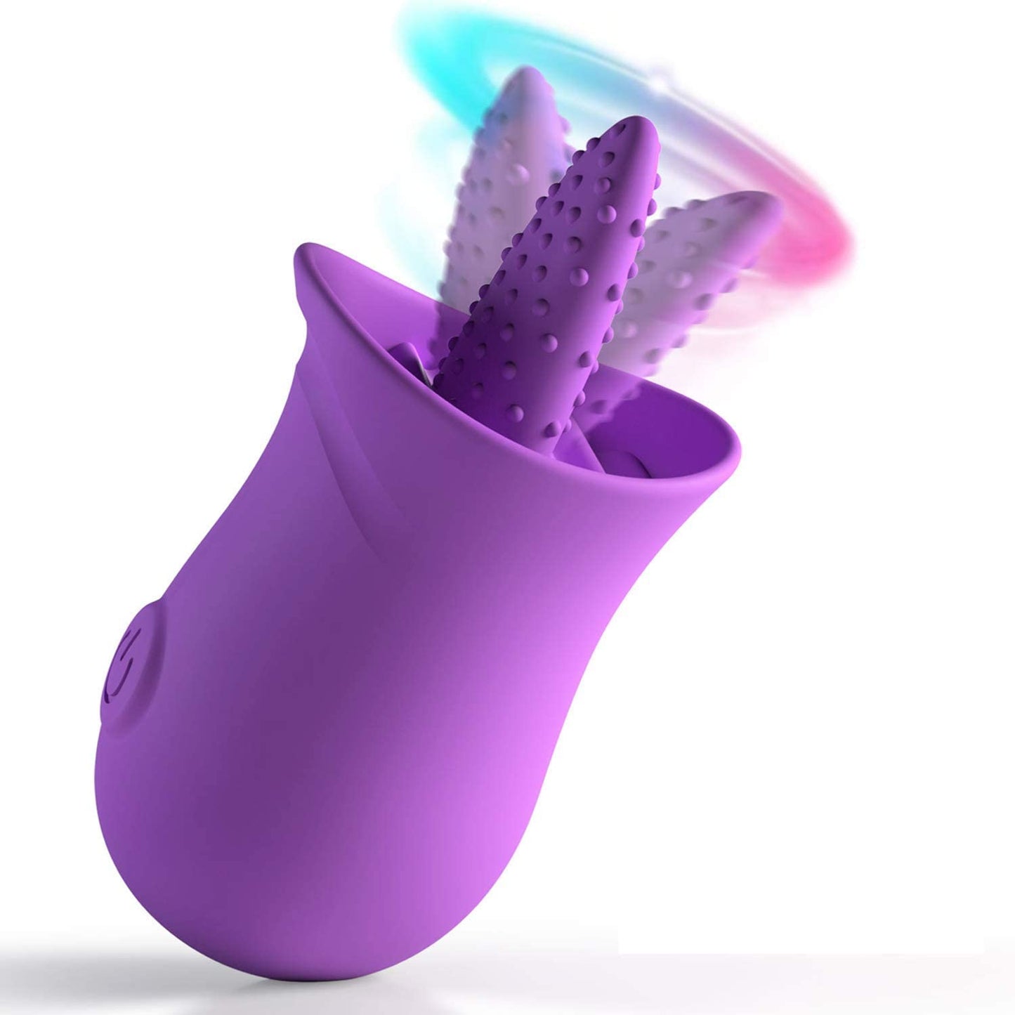 G Spot Silicone Vibrator with Tongue Licking Nipple Stimulator with 10  Levels Sex Toys with Powerful Motor Sex Toys for Women - buysextoyth