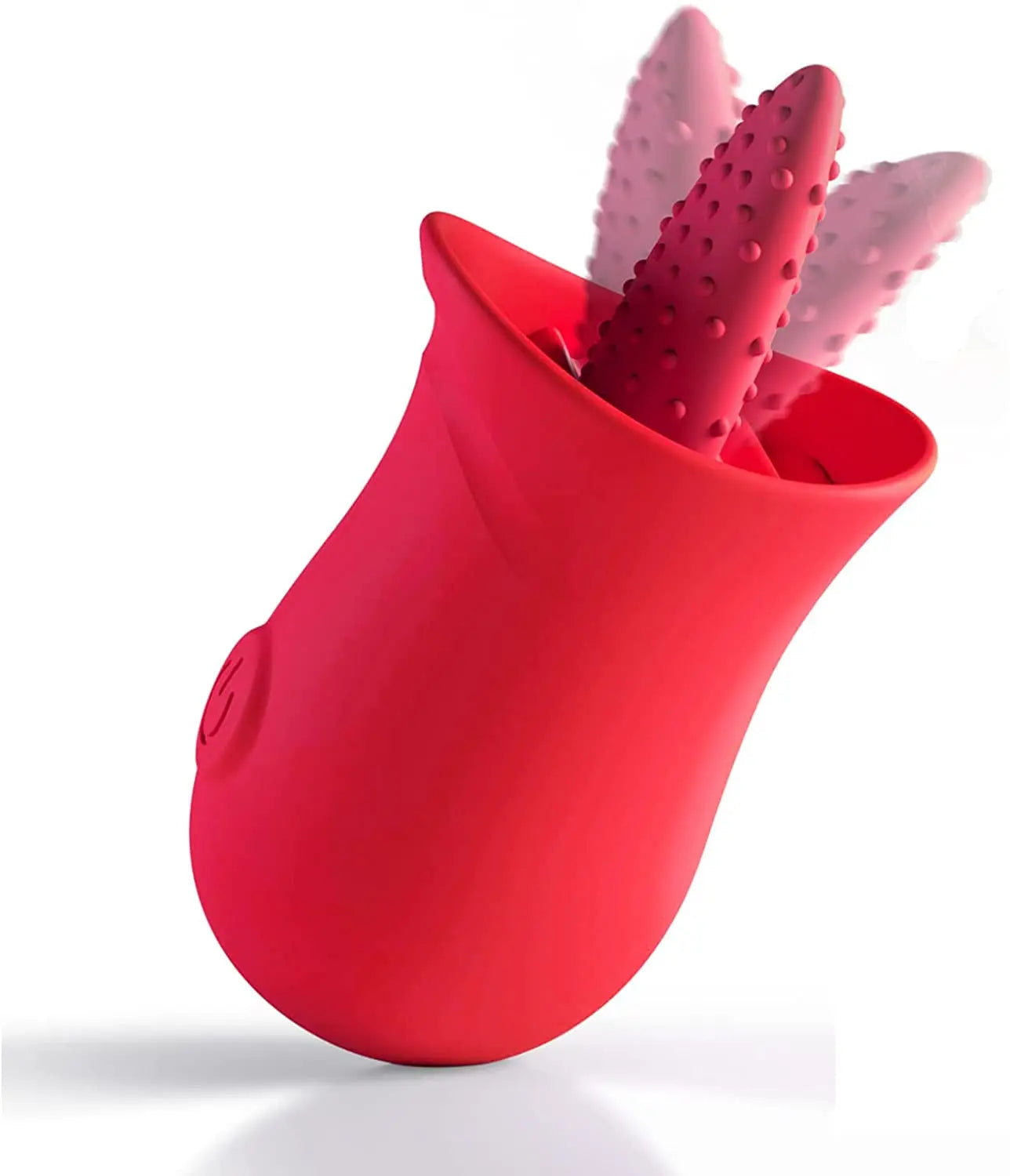 G Spot Silicone Vibrator with Tongue Licking Nipple Stimulator with 10  Levels Sex Toys with Powerful Motor Sex Toys for Women 33sextoys