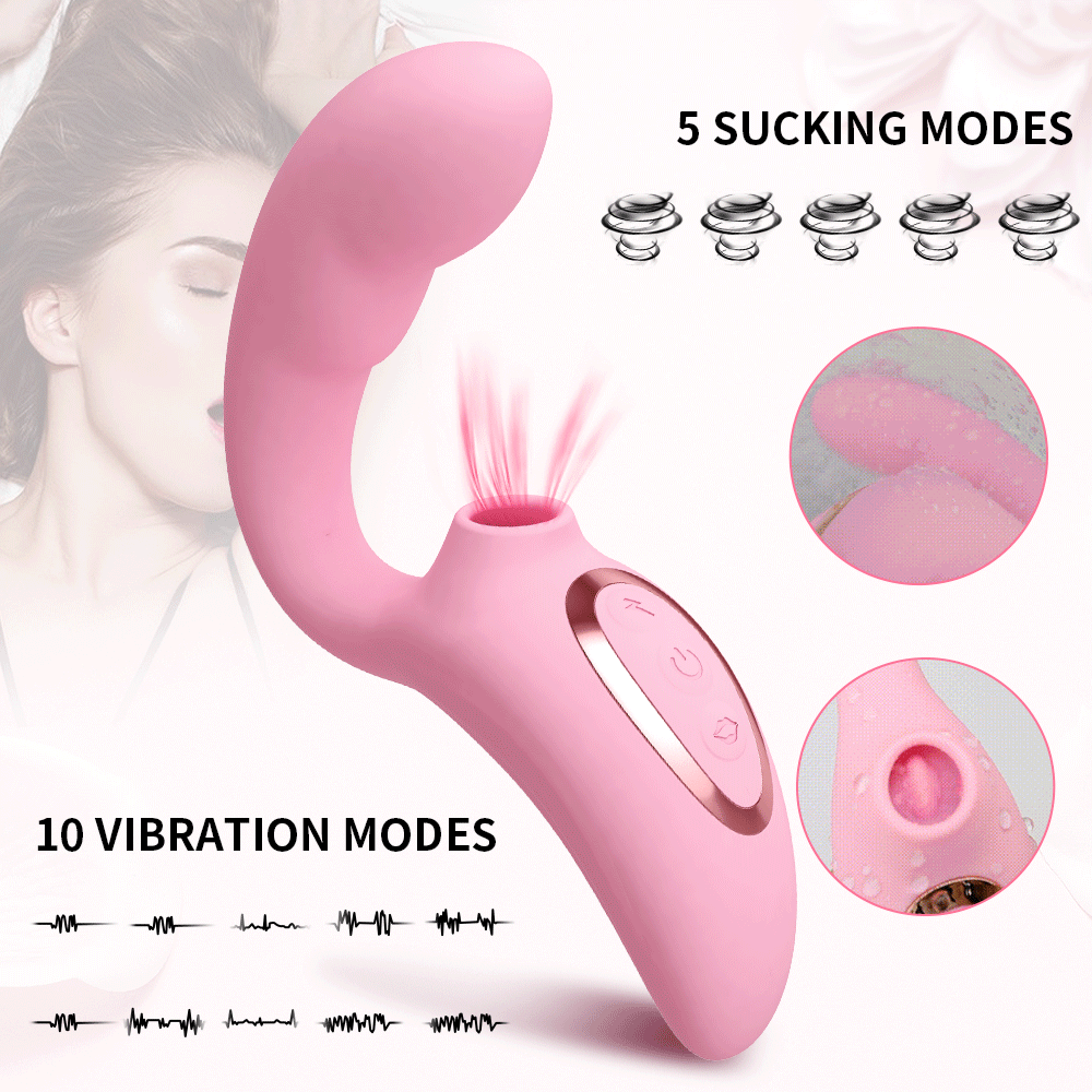 G Spot clitoral sucking vibrator dildo เครื่องกระตุ้นช่องคลอดแบบสั่นพร้อมเครื่องนวดทางทวารหนัก5 + 10โหมดเซ็กซ์ทอยผู้ใหญ่สำหรับผู้หญิงคู่รัก - buysextoyth