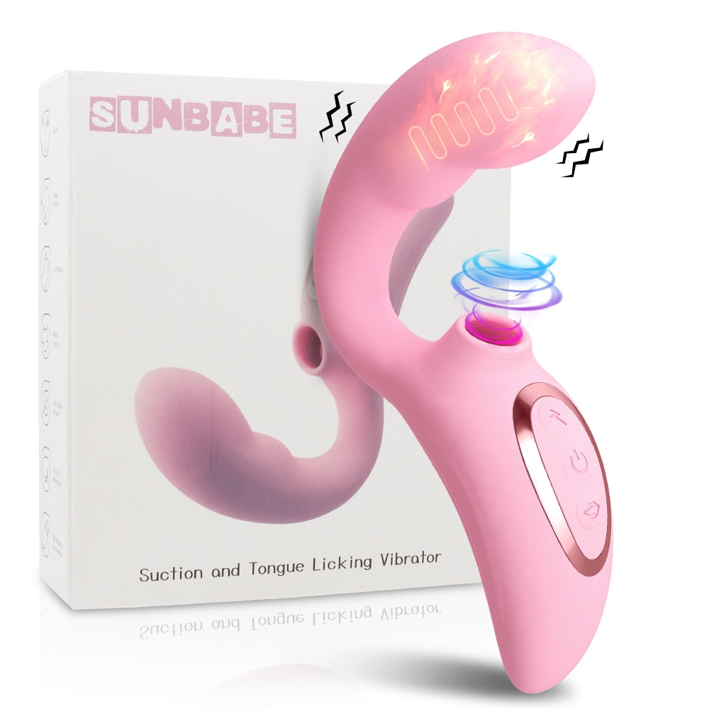 G Spot clitoral sucking vibrator dildo เครื่องกระตุ้นช่องคลอดแบบสั่นพร้อมเครื่องนวดทางทวารหนัก5 + 10โหมดเซ็กซ์ทอยผู้ใหญ่สำหรับผู้หญิงคู่รัก - buysextoyth