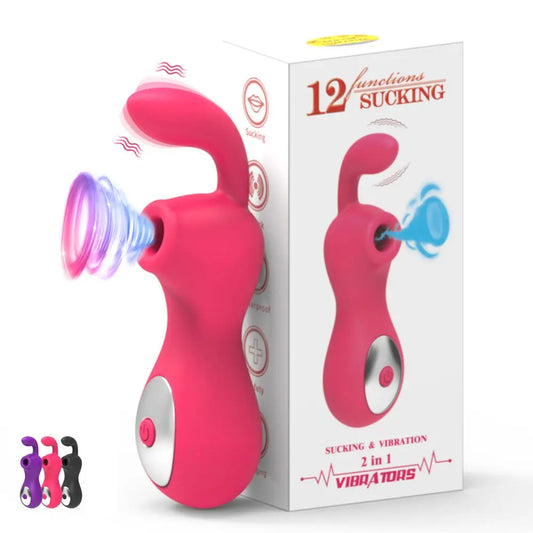เครื่องสั่นคลิตอรัลเครื่องดูดช่องคลอดดูด G Spot สำหรับผู้หญิงอุปกรณ์กระตุ้นหัวนมสูญญากาศเซ็กซ์ทอยสำหรับผู้ใหญ่ผู้หญิง - buysextoyth