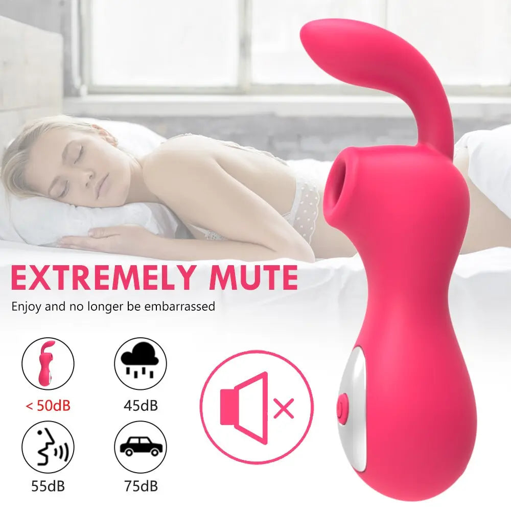 เครื่องสั่นคลิตอรัลเครื่องดูดช่องคลอดดูด G Spot สำหรับผู้หญิงอุปกรณ์กระตุ้นหัวนมสูญญากาศเซ็กซ์ทอยสำหรับผู้ใหญ่ผู้หญิง - buysextoyth