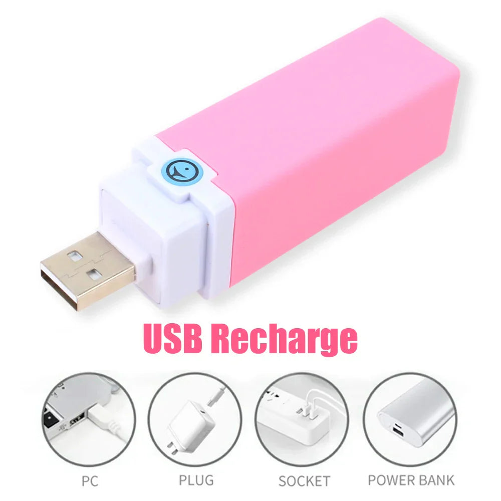 G-spot Stimulation Vibrator USB Rechargeable Mini Lipstick Vibrator Nipple Clitoris Massager Sex Toys for Women 10 Speeds - buysextoyth
