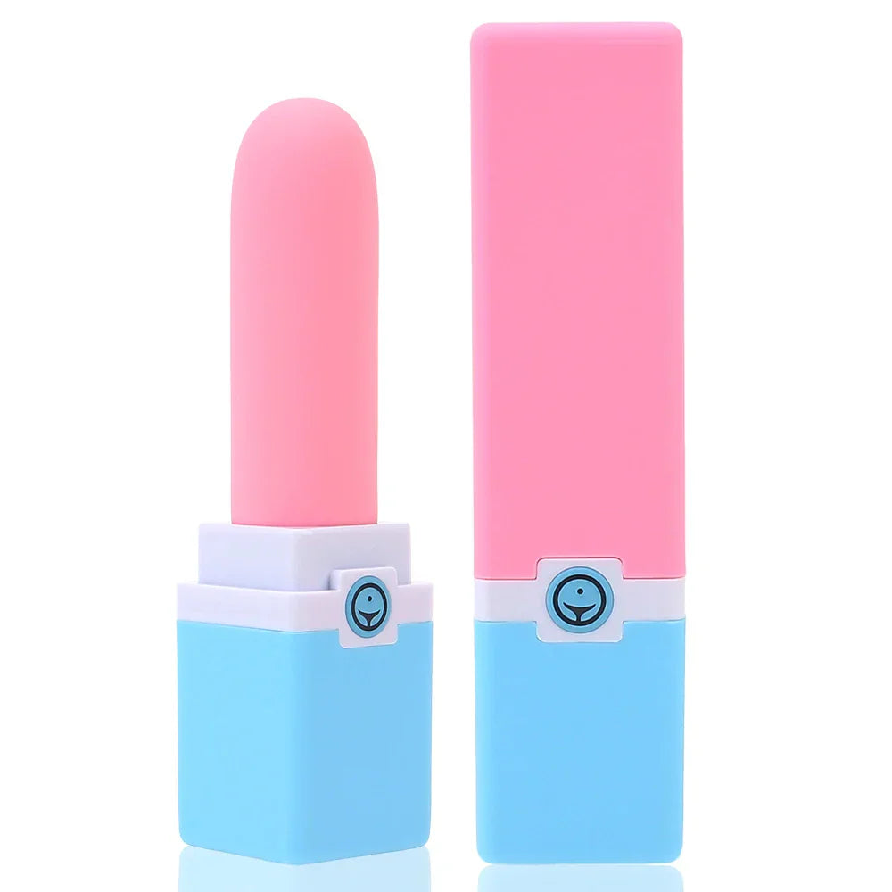 G-spot Stimulation Vibrator USB Rechargeable Mini Lipstick Vibrator Nipple Clitoris Massager Sex Toys for Women 10 Speeds - buysextoyth