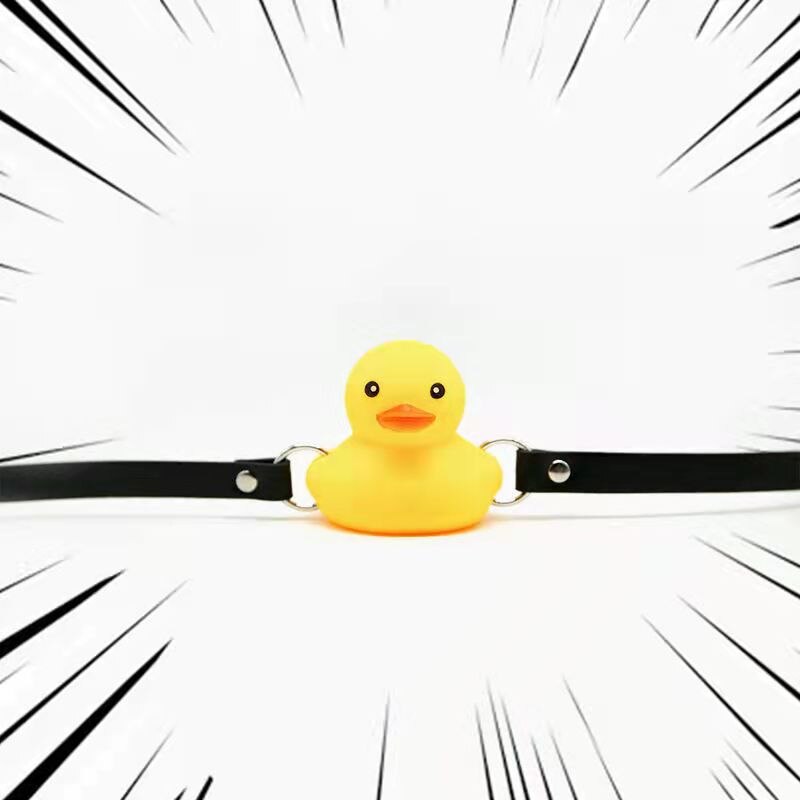 น่ารักหนังสายรัดปากซิลิโคนเป็ด Gag ปากปลั๊กคู่รักเจ้าชู้ Bdsm ของเล่นเซ็กซี่ผู้หญิงผู้ใหญ่เกมอุปกรณ์เสริมเพศสัมพันธ์ CF580 - buysextoyth