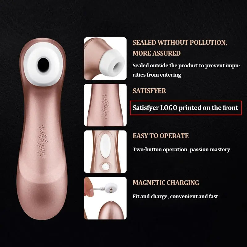 German Satisfyer Pro 2 Sucking Vibrators G Spot Clit Stimulation  Vibration Nipple Sucker Erotic Adult Sex Women Toys Clitoral - buysextoyth