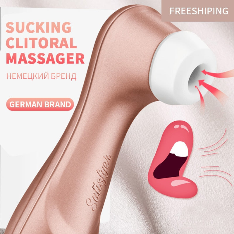 German Satisfyer Pro 2 Sucking Vibrators G Spot Clit Stimulation  Vibration Nipple Sucker Erotic Adult Sex Women Toys Clitoral - buysextoyth