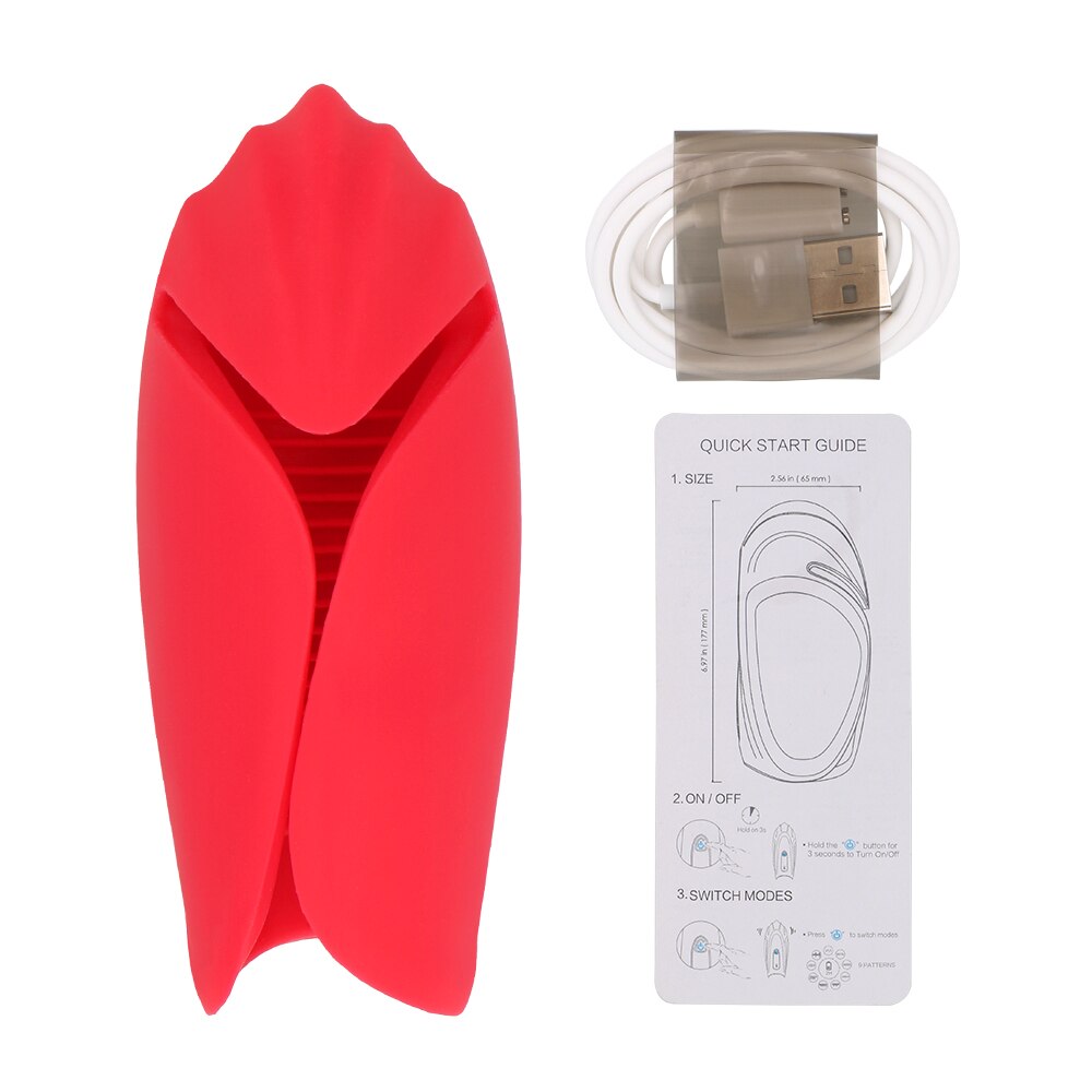 Glans Massager Blowjob Strength Stamina Training Male Masturbator 9 Modes Penis Cock Trainer Sex Toys for Men Strong Vibrator - buysextoyth