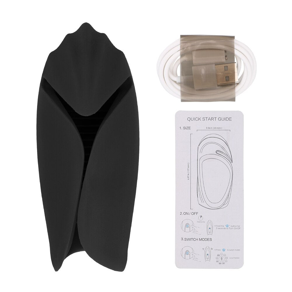 Glans Massager Blowjob Strength Stamina Training Male Masturbator 9 Modes Penis Cock Trainer Sex Toys for Men Strong Vibrator - buysextoyth